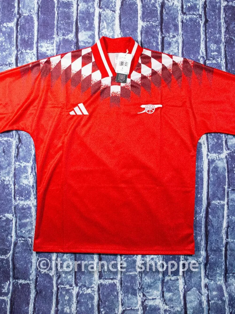 L ~ Arsenal FC Arsenal FC Stadium Jersey, Gunners Authentic Adidas NWT reg $85